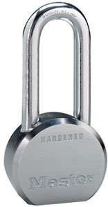 Master #6230LH Solid Steel Padlock - Click Image to Close